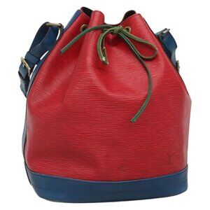 Authentic LOUIS VUITTON Epi Toriko color Noe Bag Red Blue Green M44084 LV